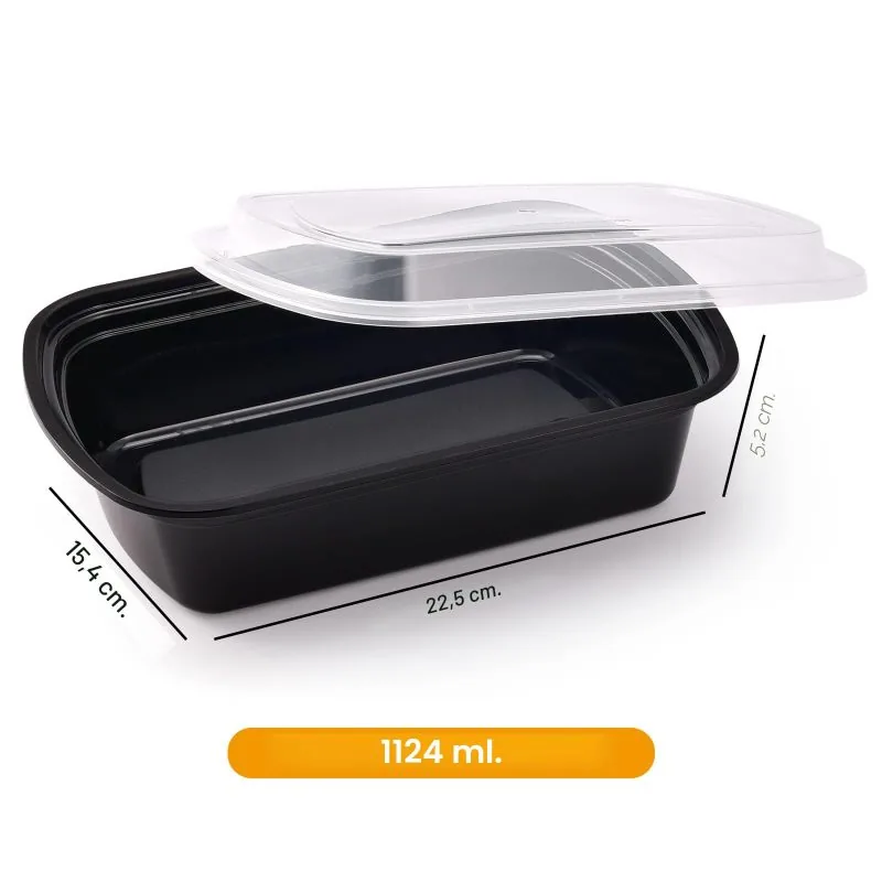 Kitch'nMore Contenedores de Preparación de Comidas de 38 oz (pack de 30) — foto 2