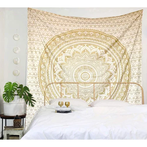 raajsee Tapiz Mandala Degradado de Algodón 60x52" — foto 4